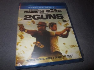 2 GUNS Denzel Washington Mark Whalberg Blu-ray + DVD Sealed NEW - Imagen 1 de 4