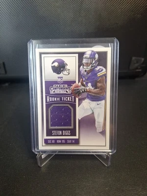 2015 Panini Contenders Stephon Diggs Rookie Ticket Patch No. RTS-SD - Image 1 of 2