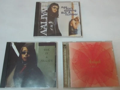 Aaliyah Age Ain't Nothing But A Number, One In A Million & I Care 4 U | 3 CD Lot Foto 1 de 4