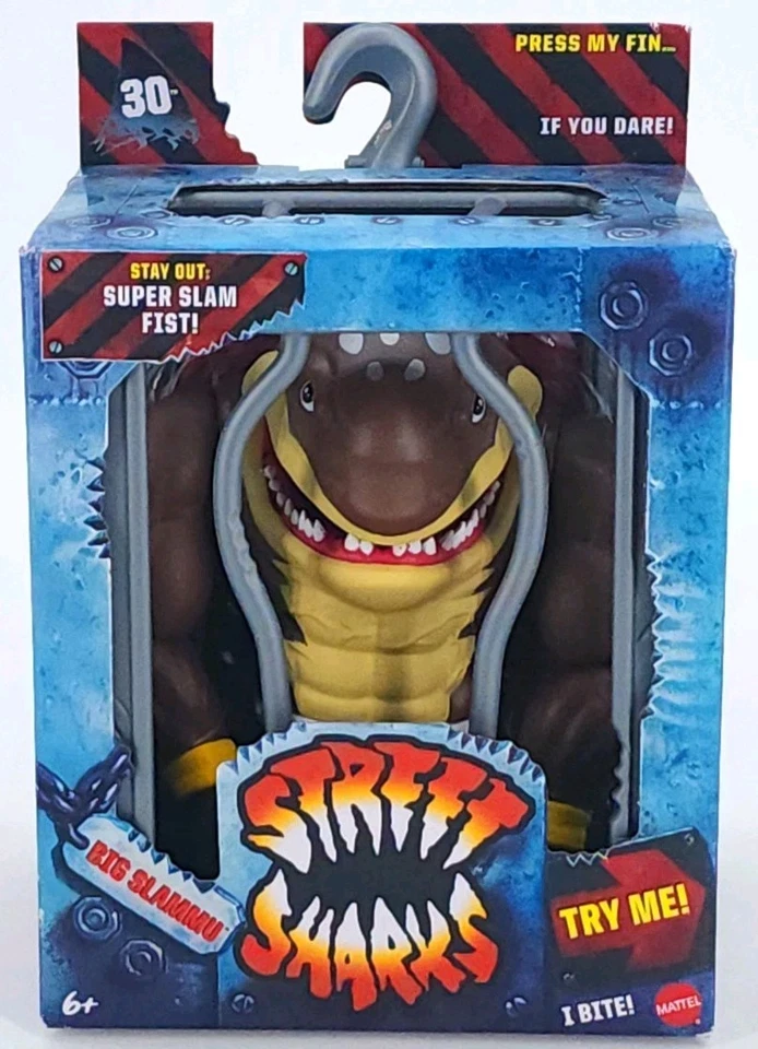 (2024) Mattel Street Sharks - Big Slammu 30th Anniversary Action Figure Wave 2