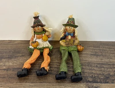 Осенний Хэллоуин 6» подвеской ноги пугало фигурки смолы осени декор - Изображение 1 из 4