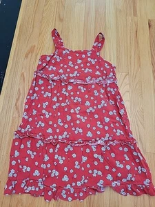 SO Girls Red Floral Sundress XL 14/16 - Picture 1 of 4