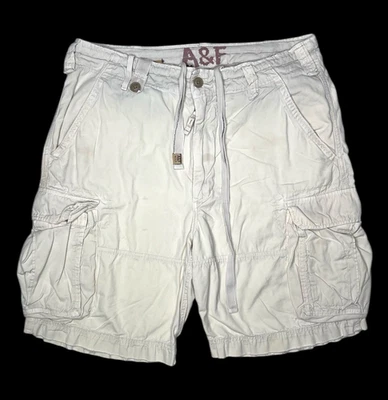 Vintage Y2K Abercrombie Fitch Distressed Shorts L 36 Cargo Surplus Paratrooper - Image 1 of 4
