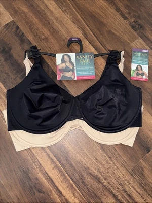 Sujetador Vanity Fair Radiant Collection 2 capas sin forro con aros suavizante trasero 38DDD Foto 1 de 4