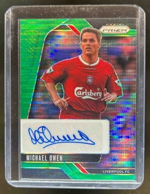 2024-25 Prizm Premier League Michael Owen Signatures Green Pulsar Auto #S-MO - Image 1 of 2