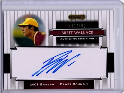 2008 Razor Signature Series Brett Wallace #113 Autograph /499 - Image 1 of 2