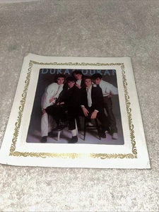 Vintage 1985 DURAN DURAN Carnival Prize Glass Mirror 6- X 6 - Picture 1 of 6