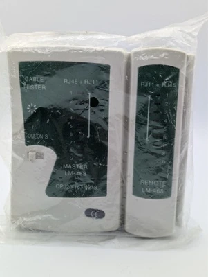 Probador de cables de red LM-486 RJ45+RJ11 con receptor remoto desmontable Foto 1 de 4