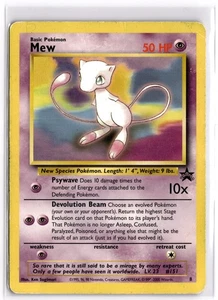 Pokemon TCG Mew 8 WoTC Black Star Promo HP - Picture 1 of 2