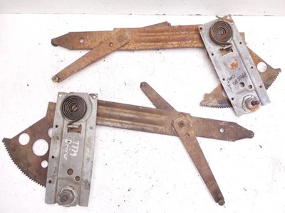 70-81 Camaro Firebird Trans Am Manual Window Regulators Rivet Original GM Pair - Image 1 of 4