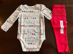 Bebé Niñas Disney MINNIE MOUSE Traje - Camisa y Pantalones - Talla 24 Meses Nuevo Con Etiquetas - Imagen 1 de 6