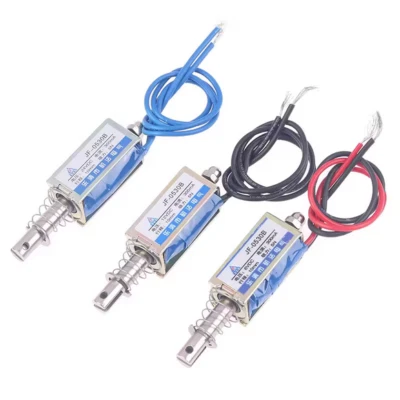 6V 12V 24V DC 300mA 10mm Stroke 5N Pull Solenoid 0530B 2 Wire Electromagnet Lock - Image 1 of 4