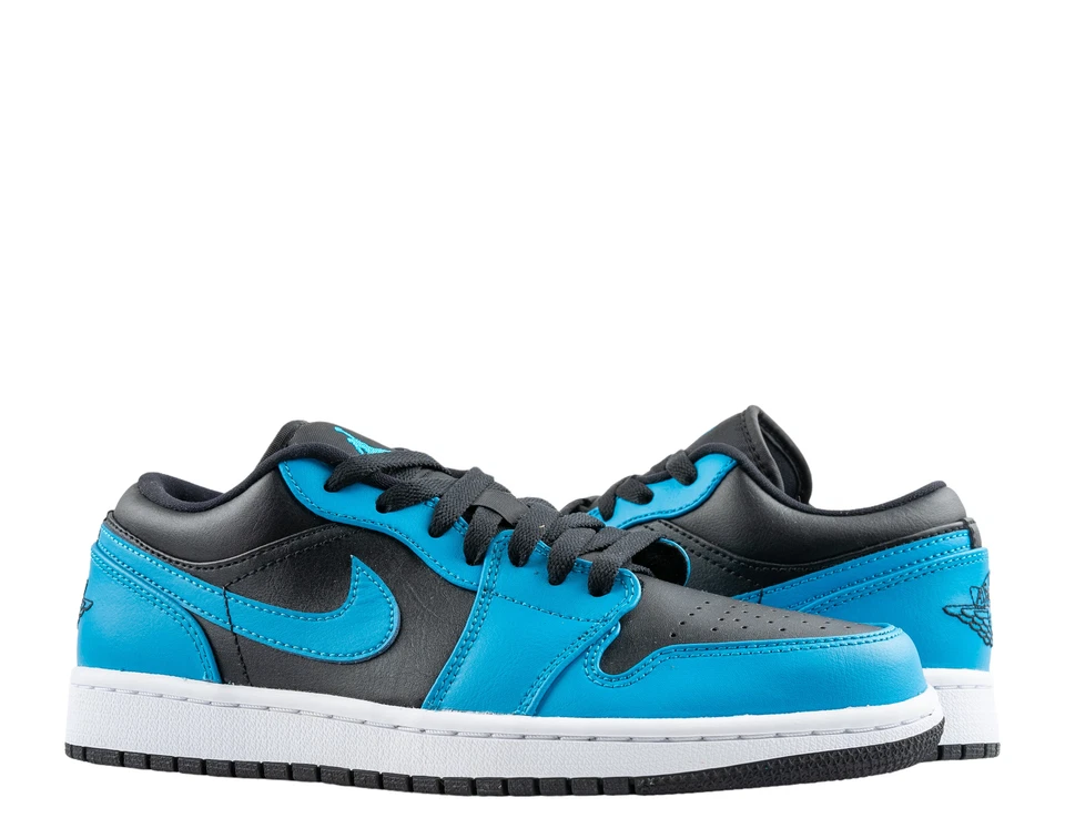 Zapatos de baloncesto para hombre Nike Air Jordan 1 Low Laser azul/negro-blanco 553558-410 Foto 1 de 1