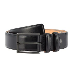 Nuvola Pelle Mens Full Grain Leather Belt Made in Italy Soft Calfskin Elegant Be - Picture 1 of 20