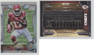2015 Topps Chrome Rookies Refractor Chris Conley #159 Rookie RC