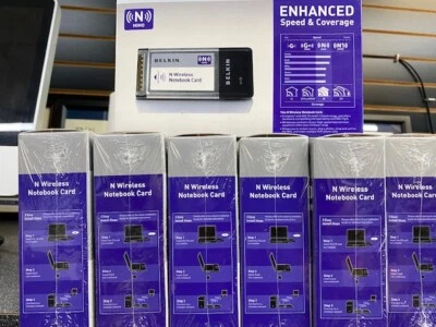 NIB Belkin Wireless N Notebook Network Card Adapter F5D8013 Laptop BRAND NEW - Image 1 of 4