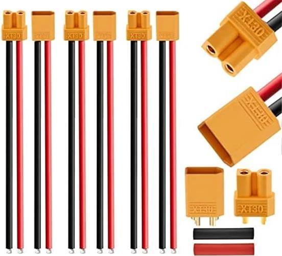 3 pares de enchufes/hembros XT30 | Cable de silicona 16AWG para modelismo RC ... - Imagen 1 de 4
