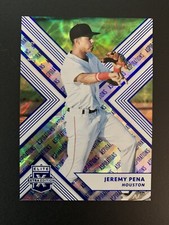 2018 Panini Elite Extra Edition Aspirations Blue /75 Jeremy Pena #143