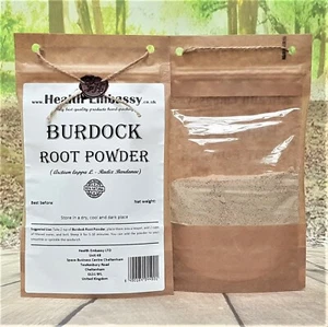 Klettenwurzelpulver / Arctium lappa L / Losepulver Gesundheitsbotschaft  - Bild 1 von 2