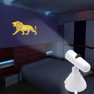 1x Lion Decor Home Bedroom Indoor Wall Lamp LED Projector Ghost Shadow Light - Picture 1 of 9