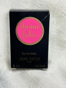 JEAN PATOU DIVINE FOLIE 6ML EDT MINI VINTAGE SPLASH (NEW WITH BOX) - Picture 1 of 5
