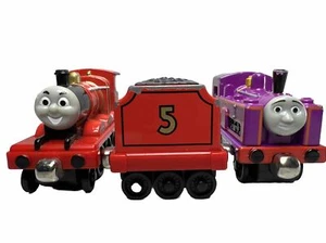 Culdee & James W/ Tender Gullane 2002 & 2005 Thomas Take Along Train Die-Cast - Picture 1 of 15