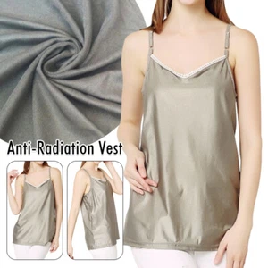 1x Pregnant Anti-Radiation Silver Fiber Vest Women Sling Clothes Maternity Apron - Picture 1 of 14