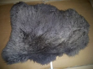 Schaffell Royal Dream Naturfell Echtfell Grau-weiß ca60x85 cm K (EUR 88,24/ m²) - Bild 1 von 6