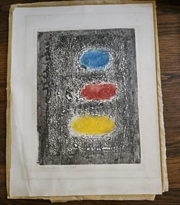 MCM VTG Gildo Bartocci Italy Original Lithograph Enhanced 89/100 Modern Signed - Bild 1 von 17