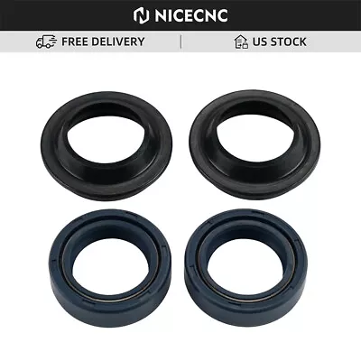 Front Fork Seal Dust Seal Set For Honda XR 70 XR 80 XR100R CRF70F CRF80F CRF100F - Image 1 of 4