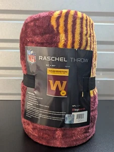 NFL Washington Commanders superweiche Royal Plüsch Raschel Decke 60"x80" - Bild 1 von 7