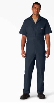 Dickies Mens Short Sleeve 33999 Work Wear or Fashion Uniform Coveralls Jump Suit - Image 1 of 4