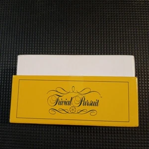 Trivial Pursuit édition Genus II Boite recharge 500 cartes 1987 Vintage - Imagen 1 de 7