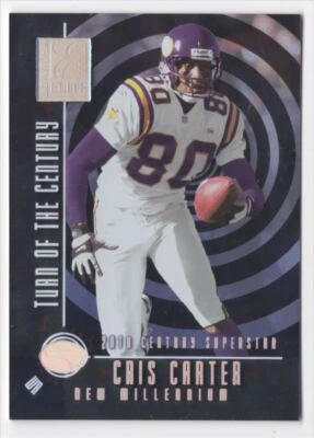 2000 Donruss Elite Turn of the Century Cris Carter /1000 Minnesota Vikings #80 - Image 1 of 2