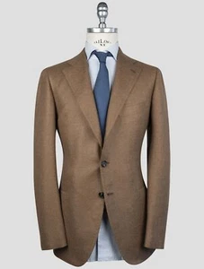 NEW CESARE ATTOLINI BROWN WOOL CASHMERE BLAZER US 40 - EU 50 CA28 - Picture 1 of 6