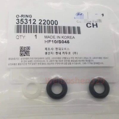 1 Juego de Junta Tórica Inyector de Combustible para HYUNDAI KIA 3531222000 Foto 1 de 4