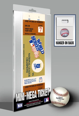 1985 World Series Mini-Mega Ticket - Kansas City Royals DM1 Cover
