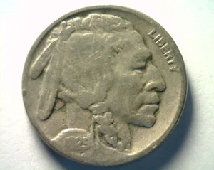 1925 BUFFALO NICKEL VERY GOOD+ VG+ NICE ORIGINAL COIN BOBS COIN FAST 99c SHIP - Bild 1 von 2