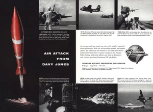 1956 Grumman: Air Attack From Davy Jones Vintage Print Ad - Picture 1 of 1