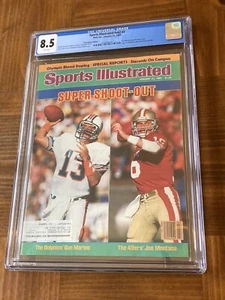 Dan Marino Sports Illustrated CGC 8.5 White Pages (Super Bowl)- Miami Dolphins - Picture 1 of 3