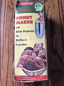 Vintage Fairgrove Automatic Donut Maker & Batter Dispenser also Pancakes - Picture 1 of 6