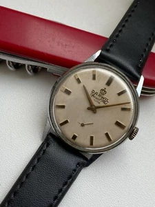  Vintage RARE BEATIFUL WATCH DARWIL 17 J SPECIAL FLAT LUXE SWISS 7018 UT6310N - Picture 1 of 7