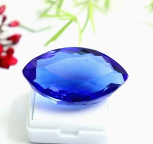 Loose Gemstone 79 Ct Marquise Shape Blue Topaz Certified Best Gemstone Natural - Bild 1 von 8