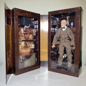 Henry Jones Sr. Sideshow Collectibles Indiana Jones 12” 2009 Sean Connery AS IS