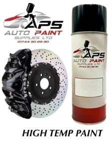 BREMBO BLACK PAINT High Temp GLOSS AEROSOL SPRAY PAINT HIGH TEMPERATURE - Picture 1 of 2
