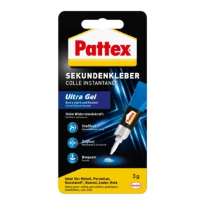 Pattex Ultra Gel Sekundenkleber 3g Alleskleber PSG2C extra stark flexibel Kleber - Bild 1 von 4