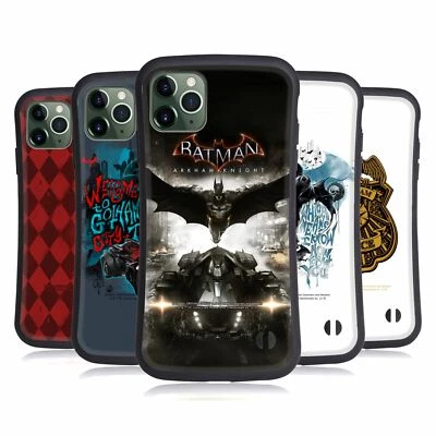 OFFICIAL BATMAN ARKHAM KNIGHT GRAPHICS HYBRID CASE FOR APPLE iPHONES PHONES - Image 1 of 4