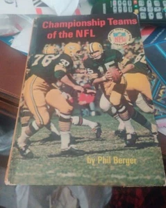 1968 Championship Teams of the NFL & 1974 More Champs HC Books by Phil Berger - Picture 1 of 8