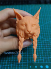1:12 Lynx lynx Cat Animal Head Sculpt Carved For 6&quot; Male Action Figure Body