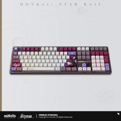 Official Honkai Star Rail Kafka Mechanical Keyboard RGB Backlit Keyboard Gifts - Image 1 of 4